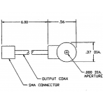 Prodyn current probe IP2 HF series outline drawing